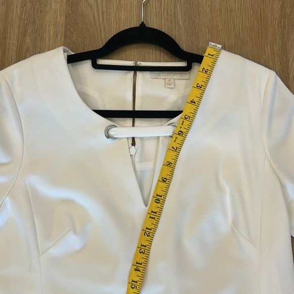 Etcetera Moolit dress dress light cream color size 8 - Picture 11 of 15